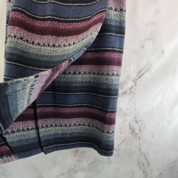 Vintage Southwestern Skirt Womens 29 Medium Maxi Tapestry Blanket Aztec Wrap 90s - Picture 10 of 12